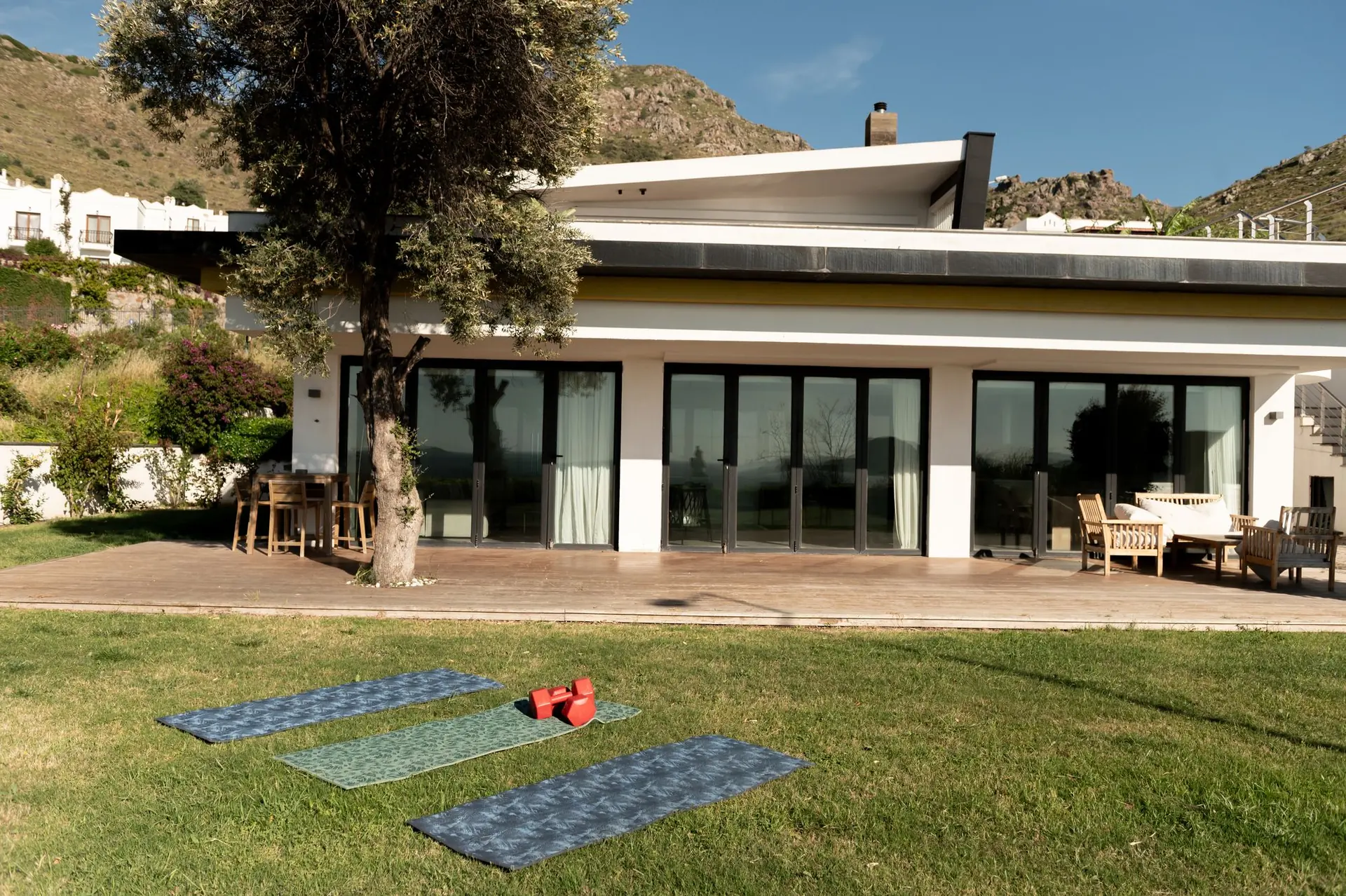 Marinhill Villa luxury villa exterior with private pool and Aegean sea view in Turgutreis, Bodrum